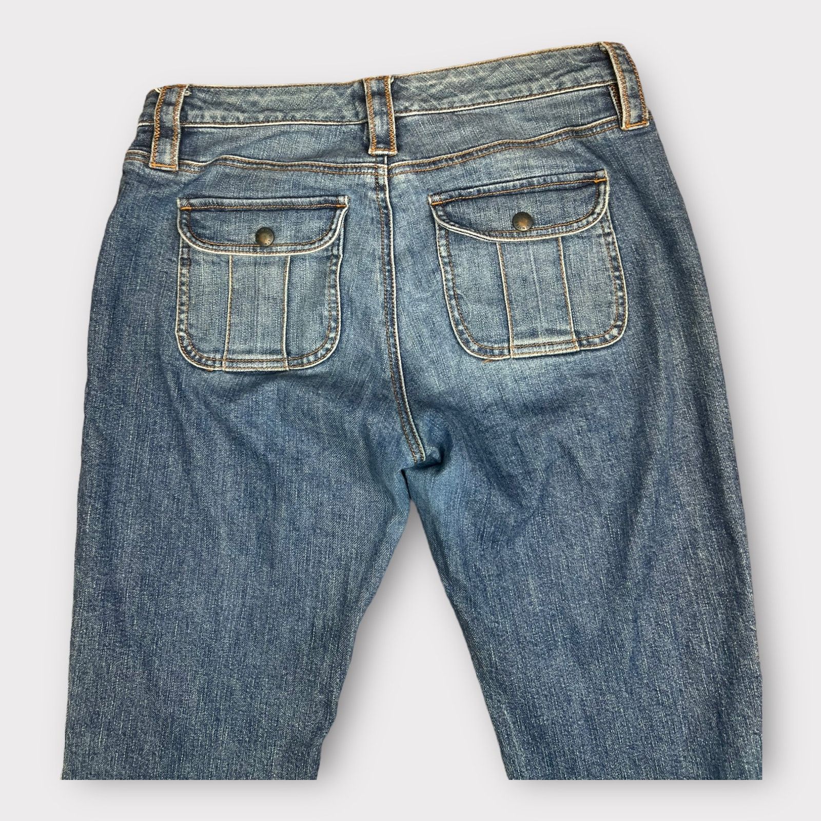 Vintage The Limited | Vintage Y2K Bootcut Nautical Jeans | 6 Size 28" / US 6 / IT 42 - 3 Thumbnail