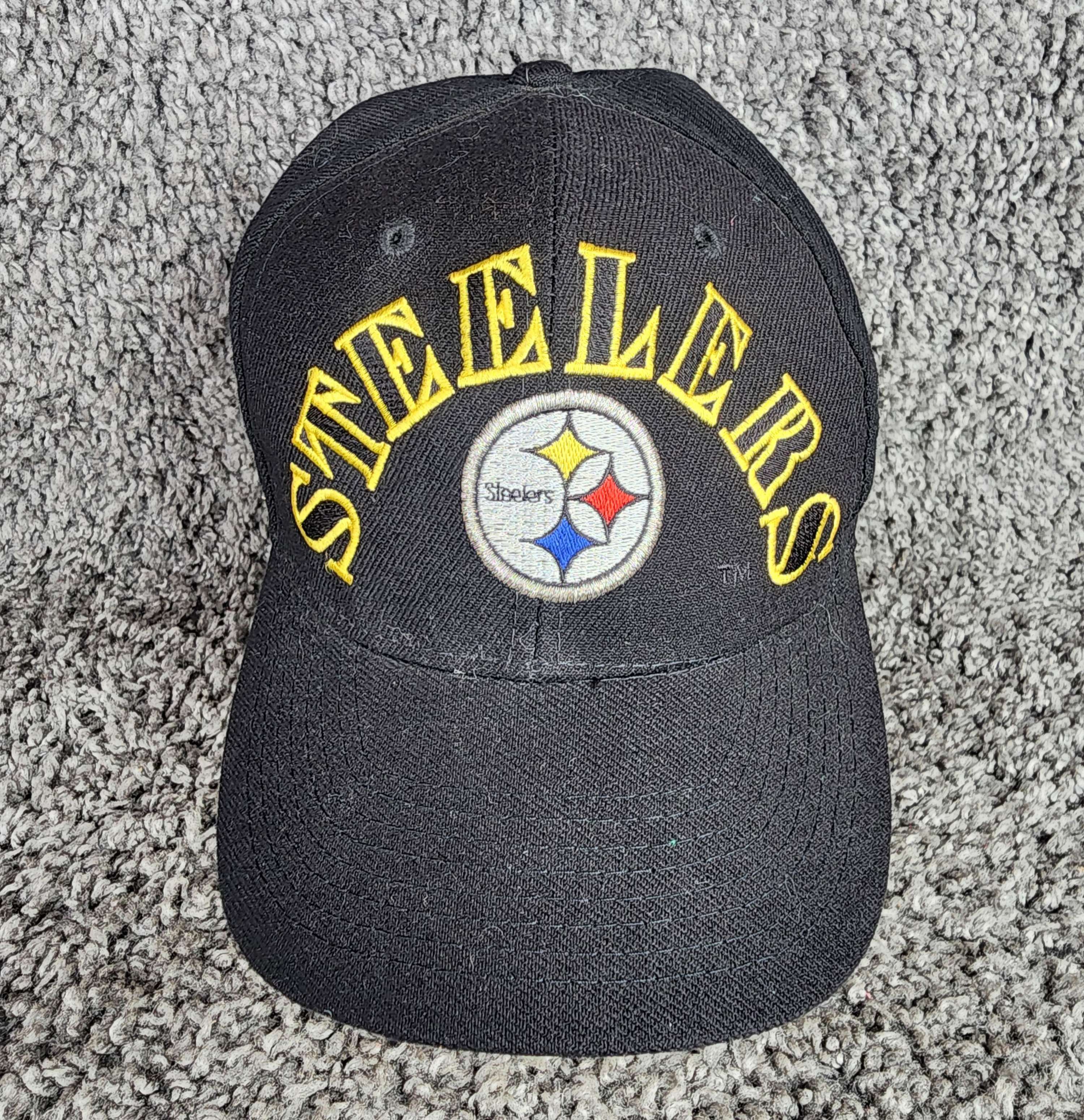 NFL Vtg Pittsburg Steelers hat Superbowl champions 1975/76/79/80 Size ONE SIZE - 2 Thumbnail