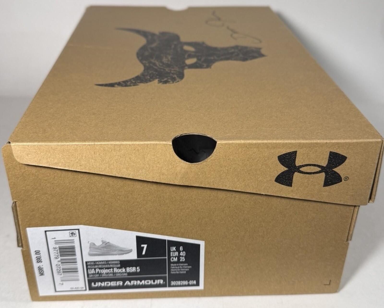 Under Armour UNDER ARMOUR UA Project Rock BSR 5 Training Shoes Gray Size US 7 / EU 40 - 7 Thumbnail