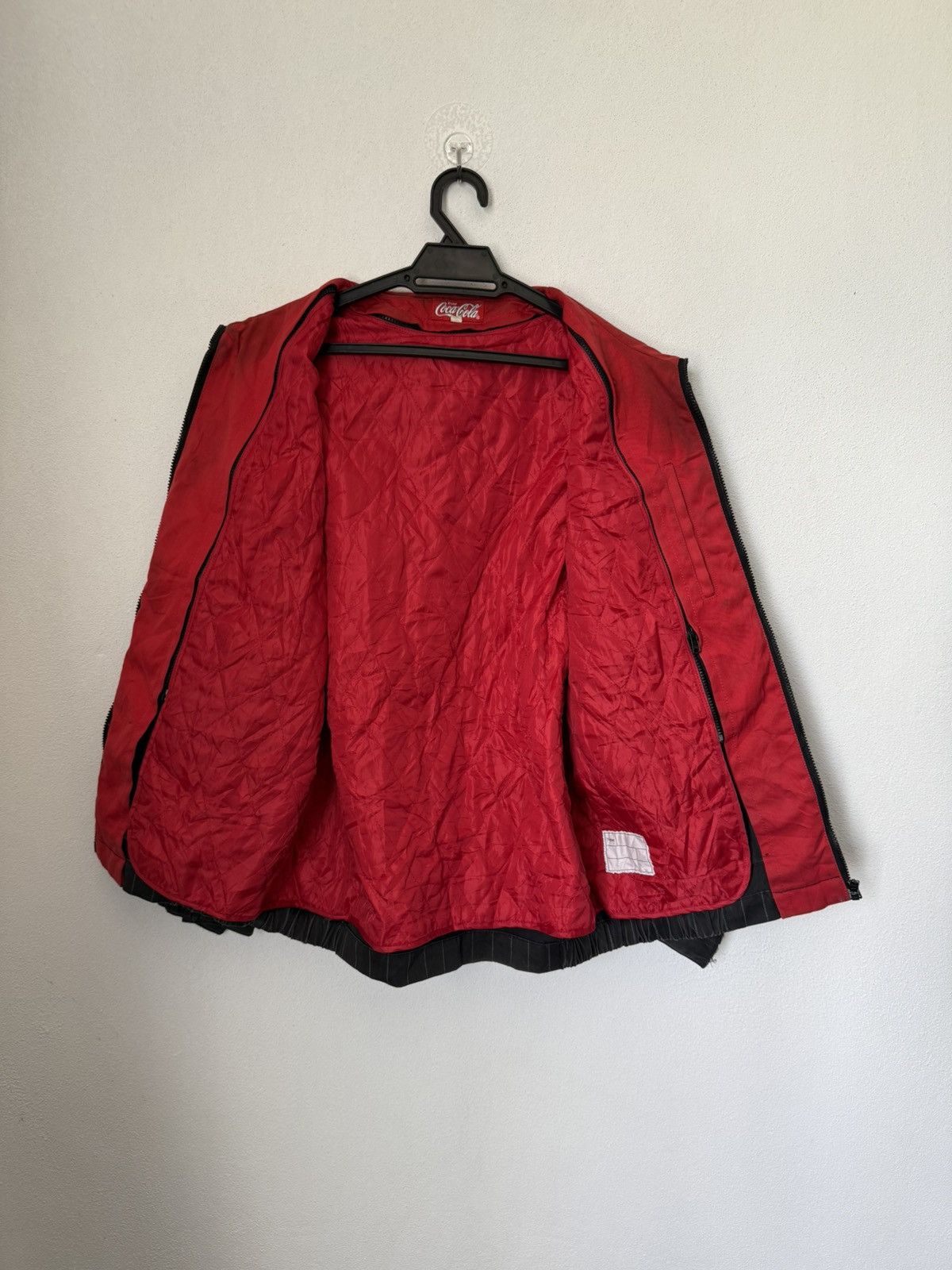 Coca Cola × Kith ENJOY COCA COLA JACKET BOMBER STYLE SPELL OUT WORK WEAR Size US M / EU 48-50 / 2 - 6 Thumbnail