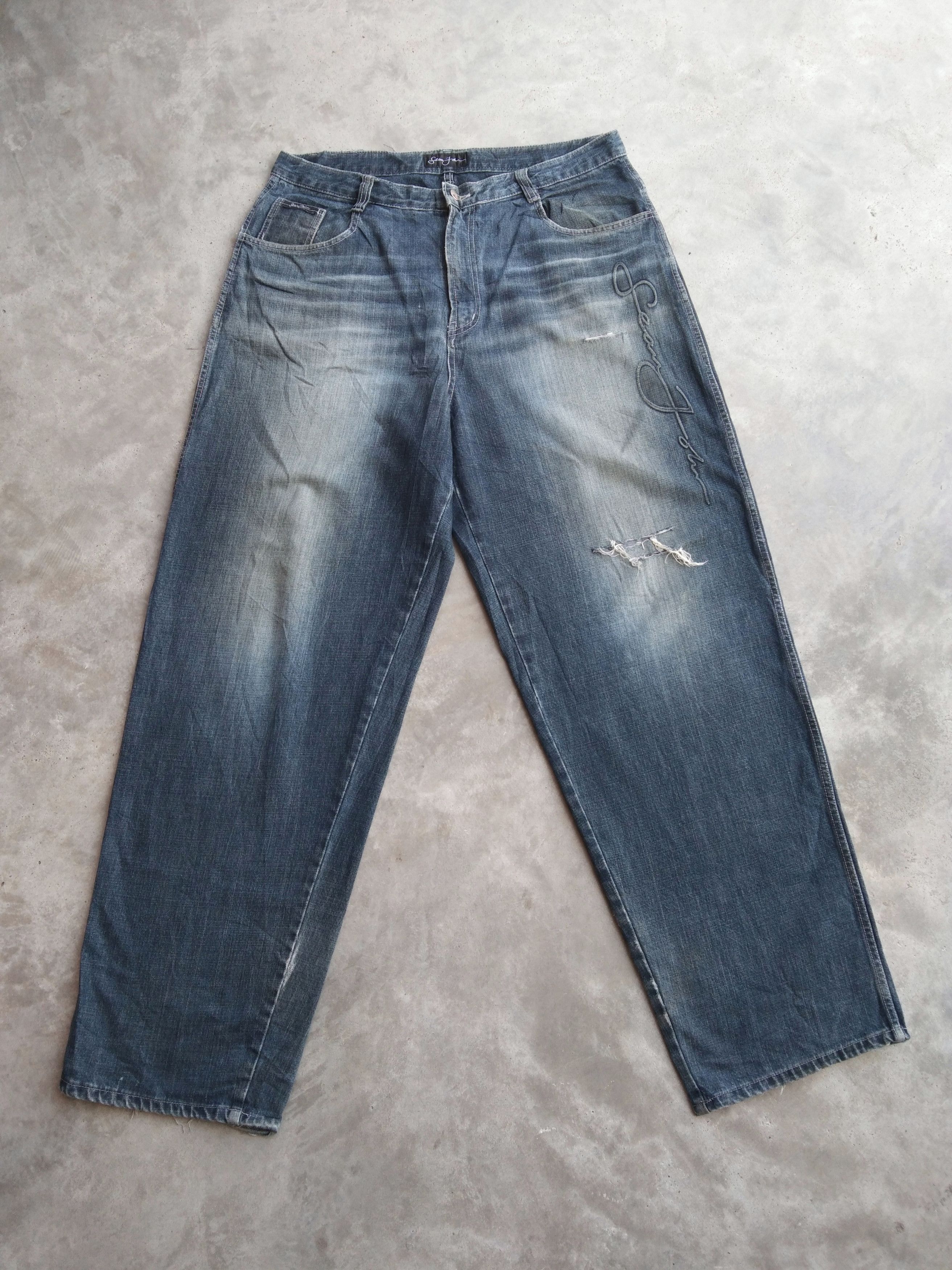 Sean John Vintage Sean John Super Baggy Jeans 36x33 Size US 36 / EU 52 - 1 Thumbnail