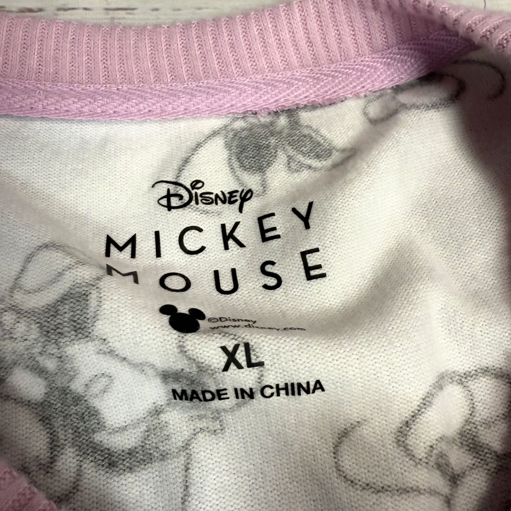 Disney Disney Mickey Mouse Sleepwear Shirt Women XL Blue Pink Long Sleeve NWT Stretch Size XL / US 12-14 / IT 48-50 - 7 Thumbnail
