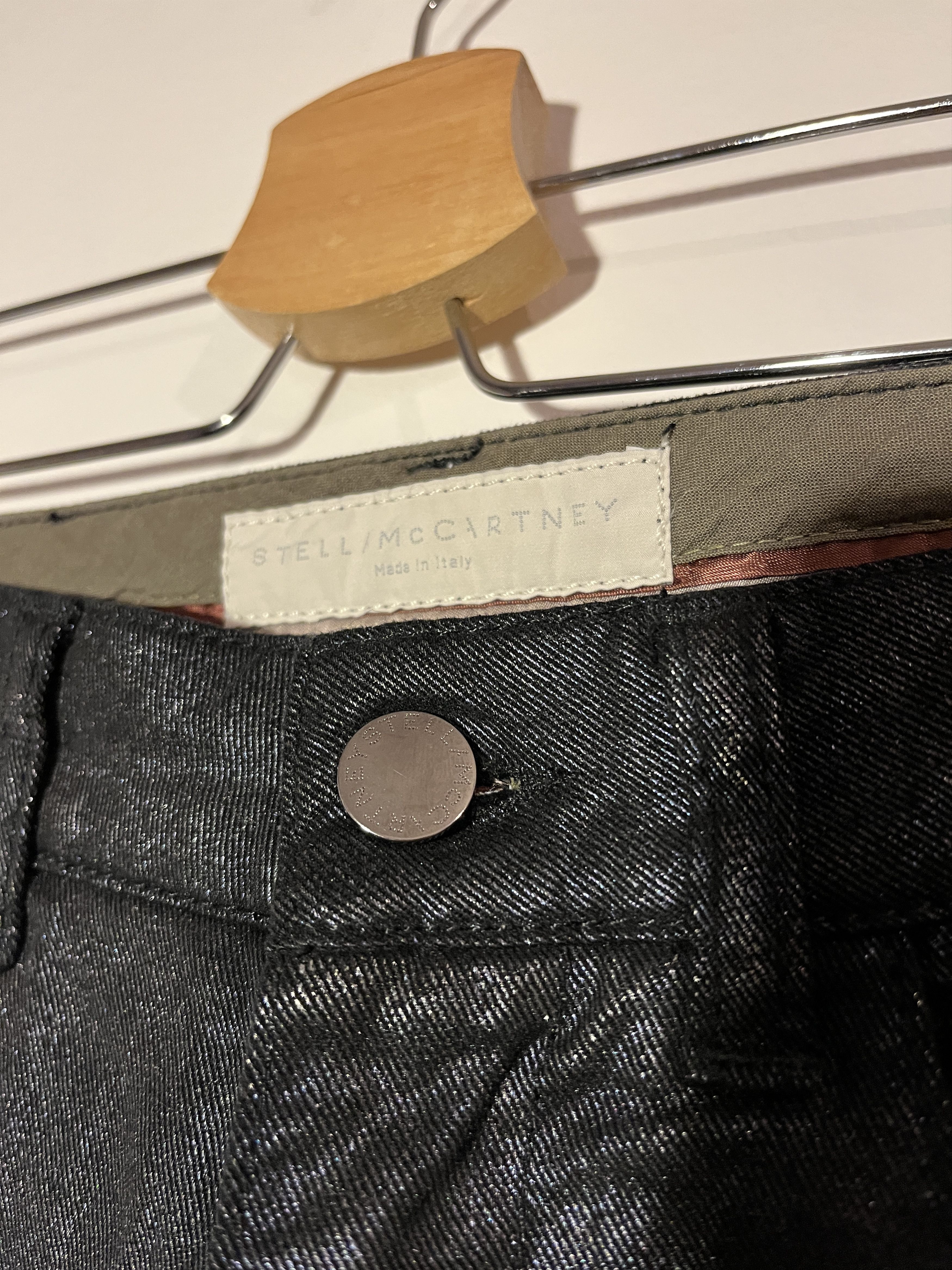 Stella McCartney Shiny dark blue slim jeans Size 25" / US 0 / IT 36 - 8 Thumbnail
