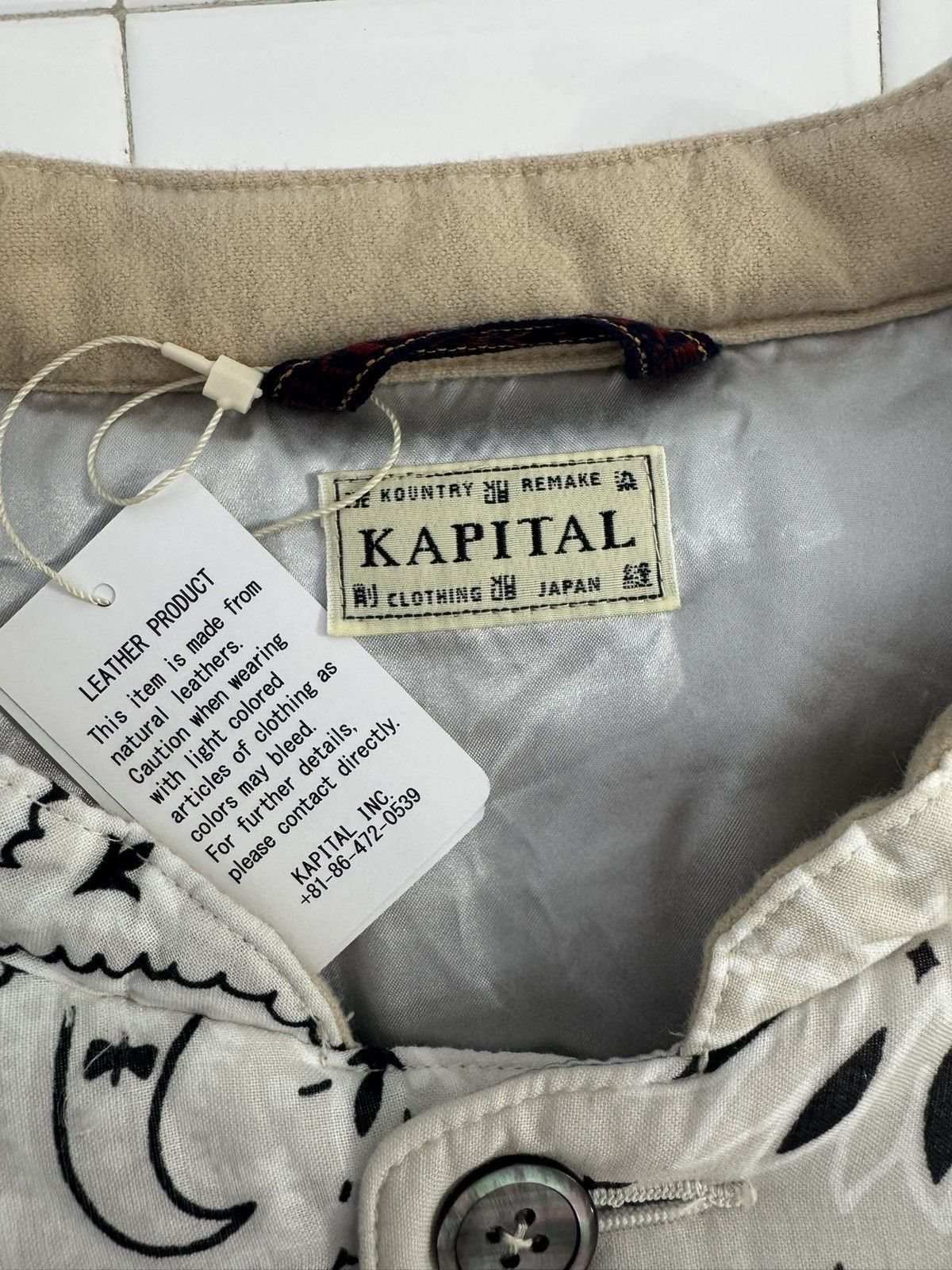 Kapital Kapital Gauze Bandana Patchwork Quilted Jacket - White Size US L / EU 52-54 / 3 - 2 Thumbnail