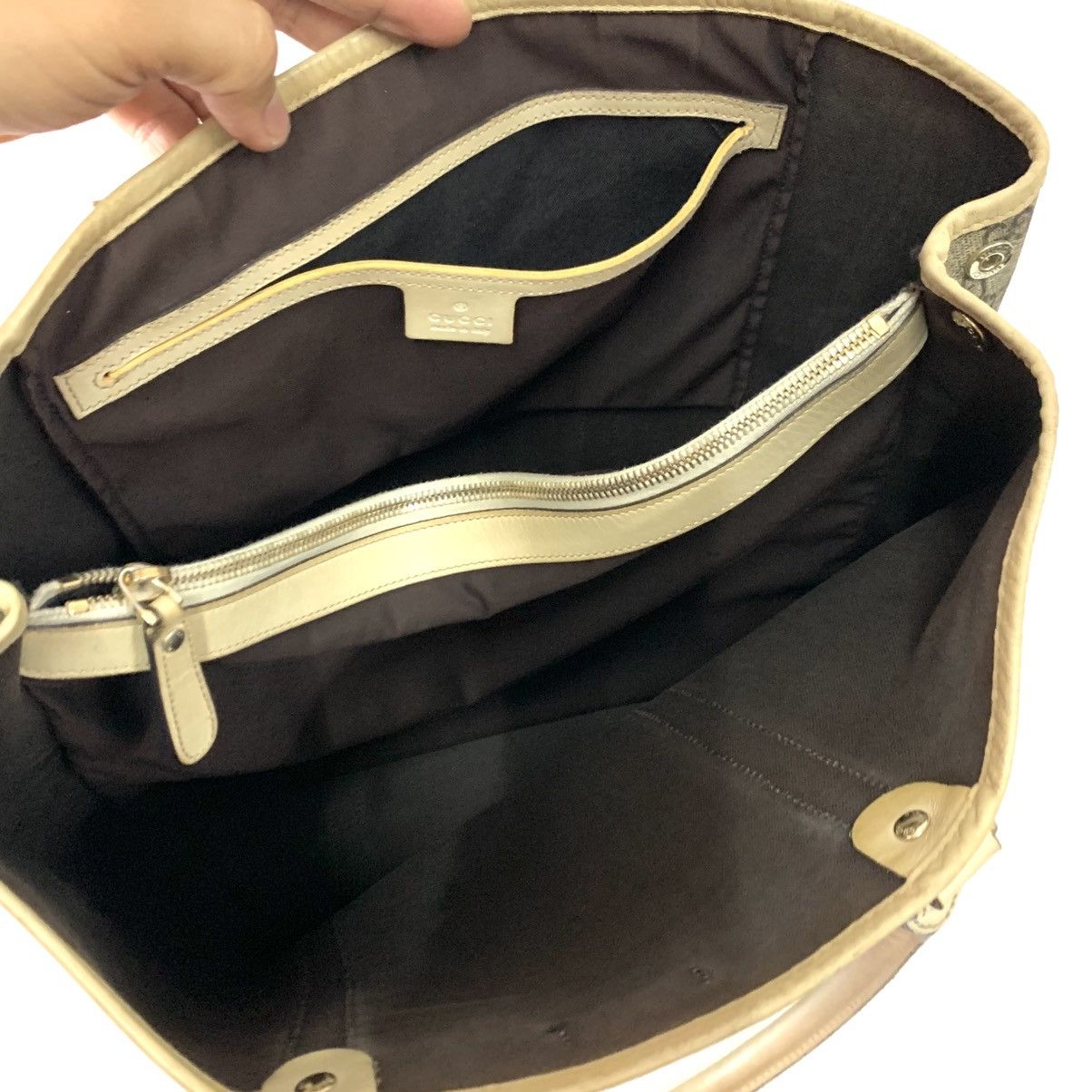 Gucci Gucci Monogram Large Tote Handle Bag Size ONE SIZE - 12 Thumbnail