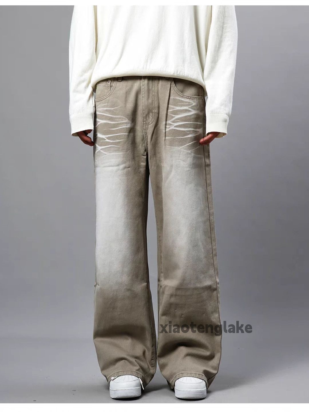 Jean × Vintage washed faded rusty punk grunge y2k baggy jeans Size US 32 / EU 48 - 1 Thumbnail