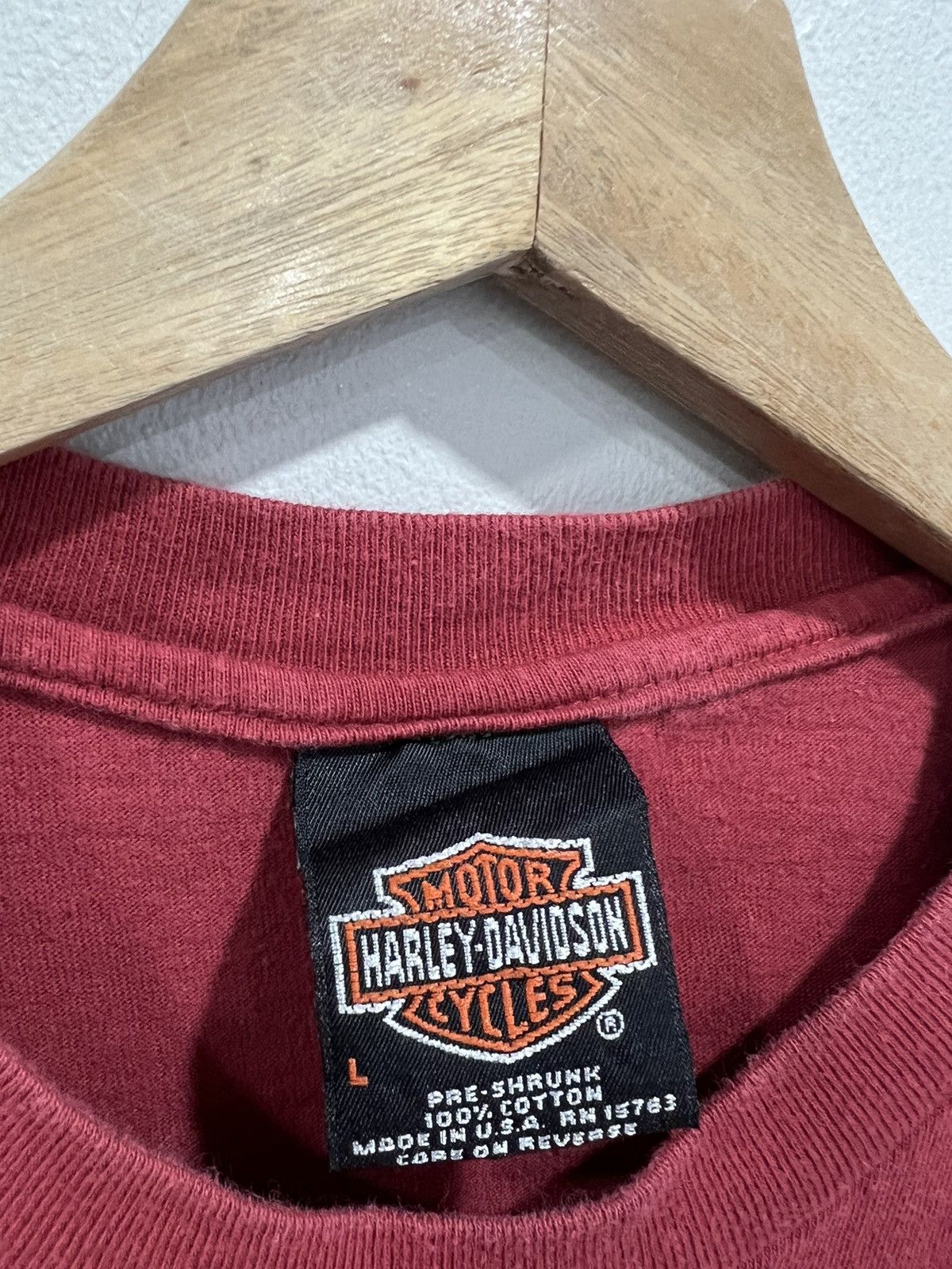 Harley Davidson Vintage Harley Davidson Tee Shirt eagle Size US L / EU 52-54 / 3 - 3 Thumbnail