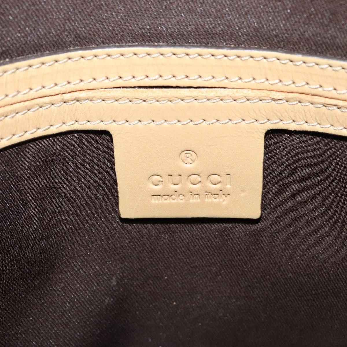 Gucci GUCCI GG Supreme Shoulder Bag Pvc White Gold Size ONE SIZE - 16 Thumbnail