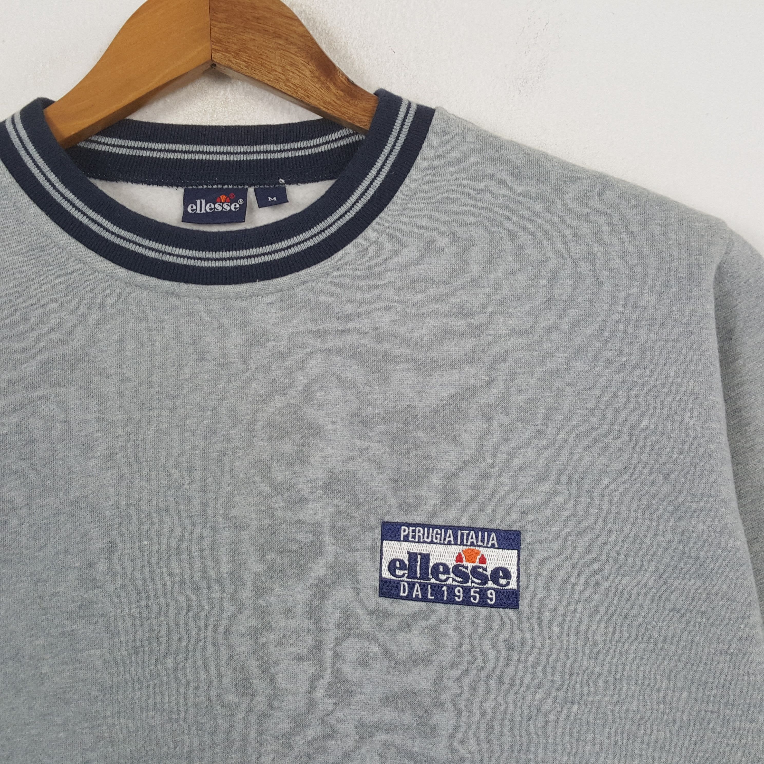 Ellesse × Vintage Vintage ELLESSE Italian Sportswear Sweatshirt C287N17 Size US M / EU 48-50 / 2 - 2 Thumbnail