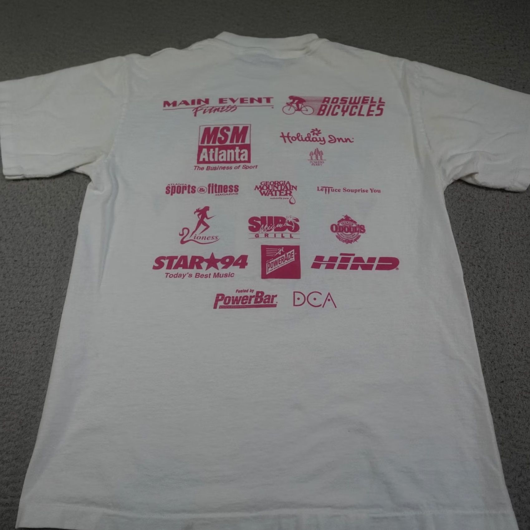 Vintage VINTAGE Atlanta Women In Sports 5K Run & Walk Shirt Women's Small White Crew Neck Short Sleeve Jersey T-Shirt Running Casual Sports Size S / US 4 / IT 40 - 3 Thumbnail