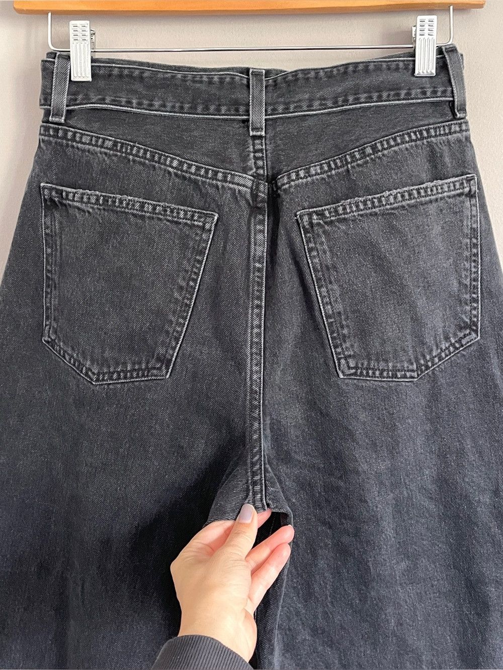 Agolde AGOLDE Belted Baggy Jeans in Conduct - 27" Size 27" / US 4 / IT 40 - 9 Thumbnail