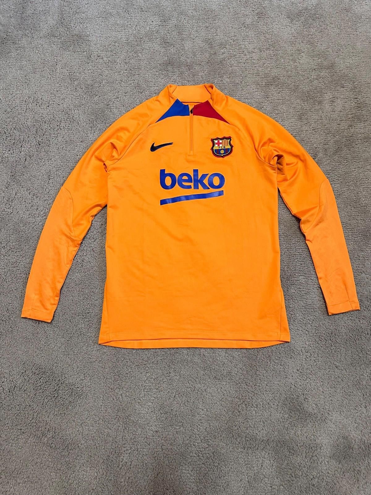 Nike Nike Barcelona 2022/23 1/4 Zip Training Top Sz M Size US M / EU 48-50 / 2 - 1 Thumbnail