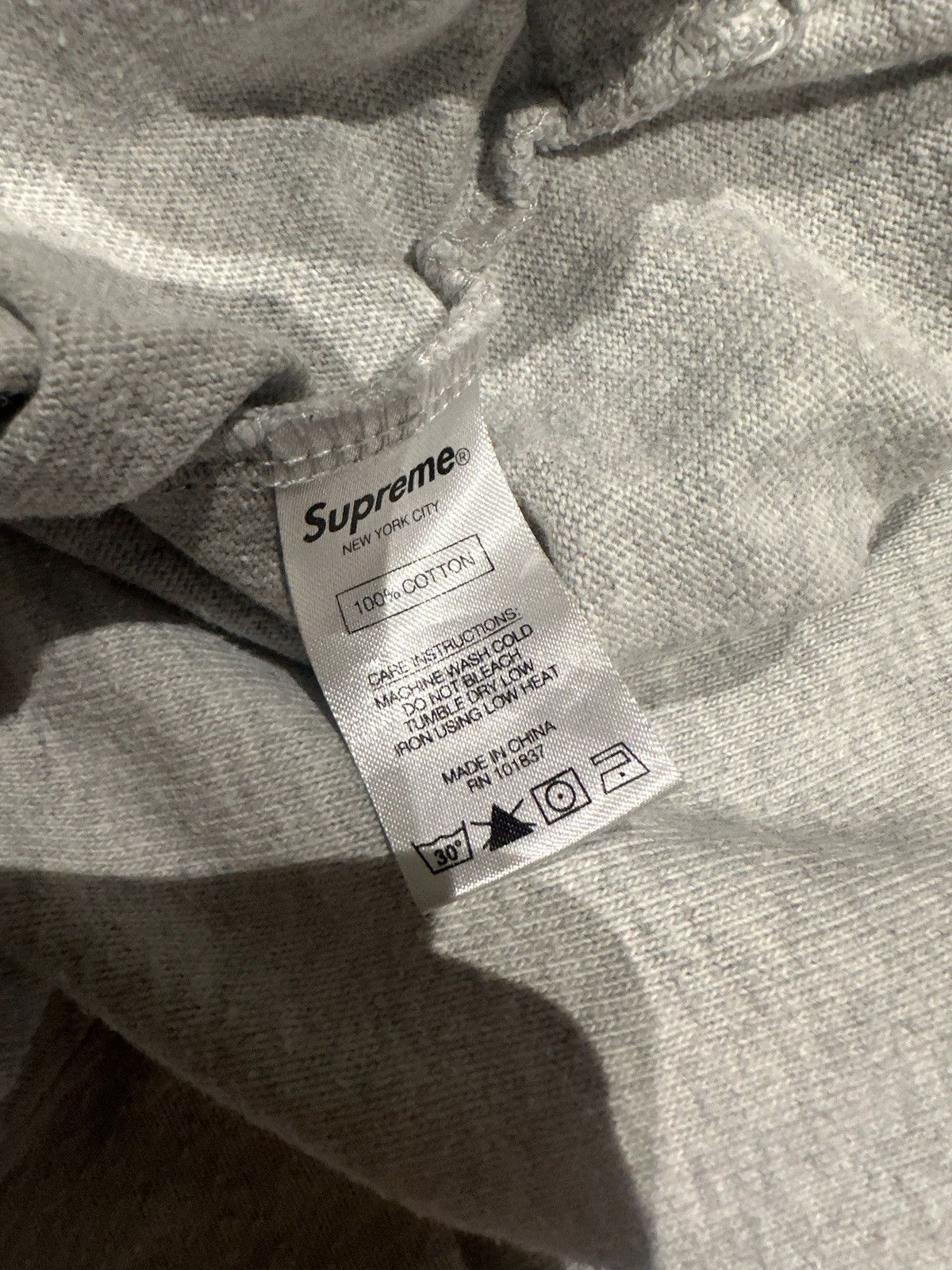 Supreme Supreme Logo Piping Half Zip Sweatshirt Ash Grey Size US L / EU 52-54 / 3 - 6 Thumbnail