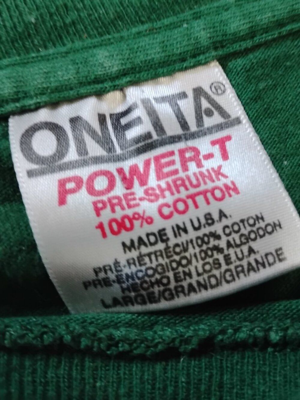 NCAA Vintage 90s Oregon Ducks Football T-Shirt Size US L / EU 52-54 / 3 - 3 Thumbnail