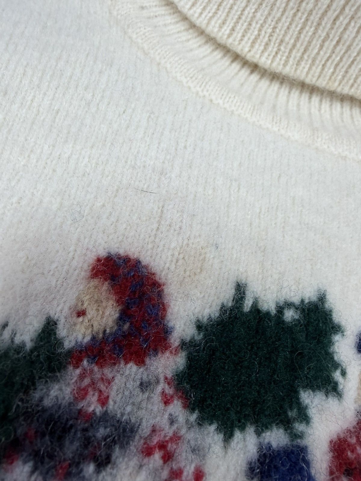 Lauren Ralph Lauren Rare Ralph Lauren Ski Family Scene Lambswool Sweater Size L / US 10 / IT 46 - 6 Thumbnail