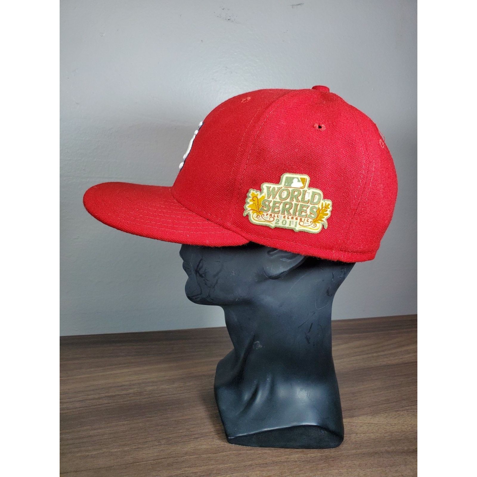 MLB × New Era St. Louis Cardinals Hat 2011 World Series Fitted Cap Size 7 Size ONE SIZE - 5 Thumbnail