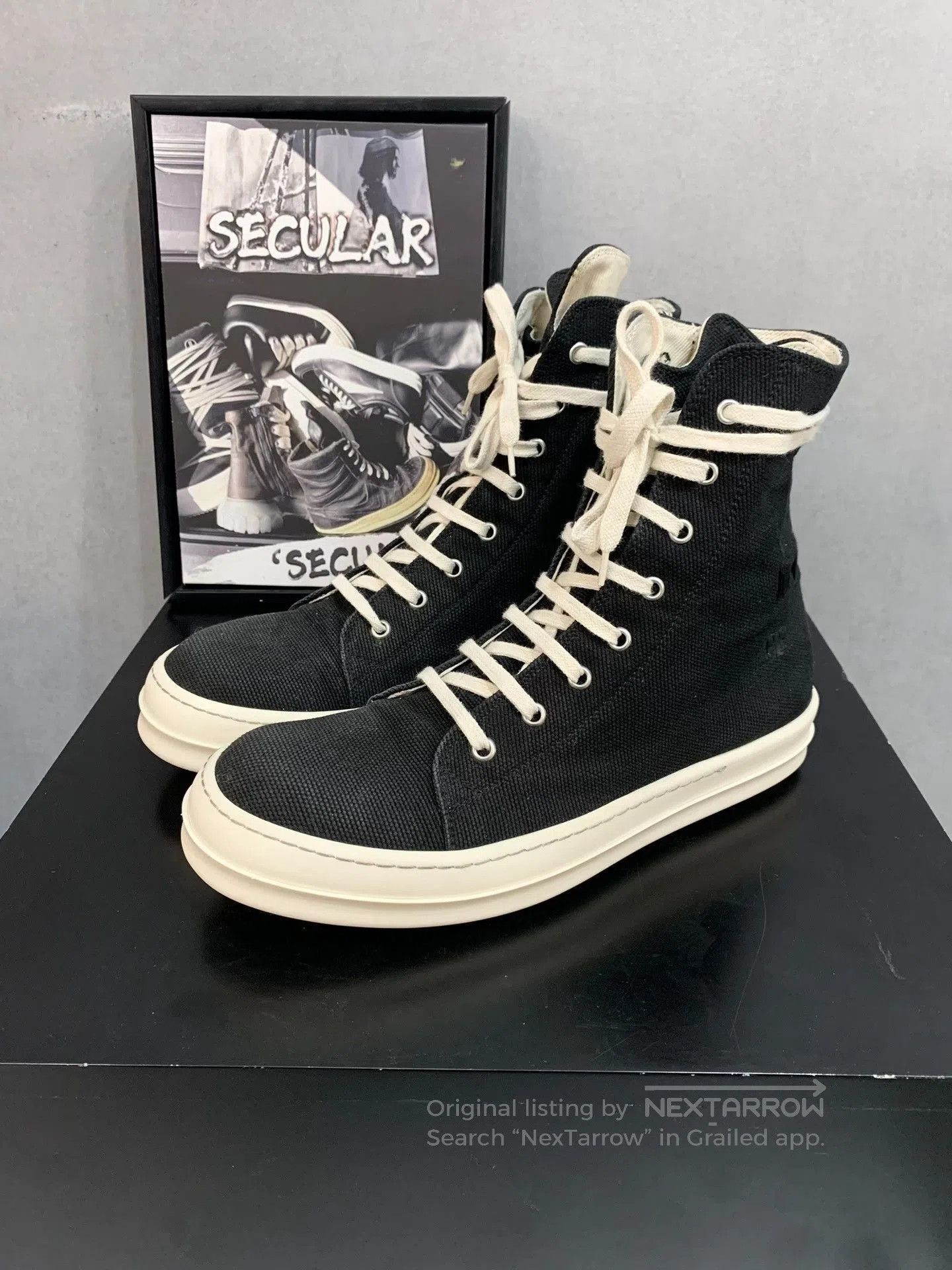 Rick Owens Rick Owens High. Size US 8 / EU 41 - 1 Thumbnail