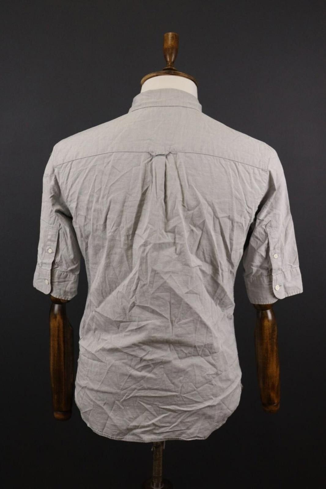 Allsaints AllSaints Gray Short Sleeve Button Down Shirt Size S Size US S / EU 44-46 / 1 - 7 Thumbnail