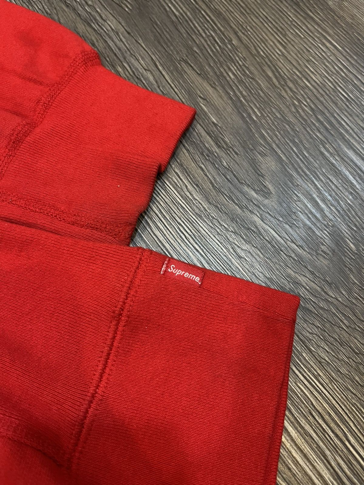 Supreme Supreme Embroidered Outline Hooded Sweatshirt Red Size US L / EU 52-54 / 3 - 4 Thumbnail