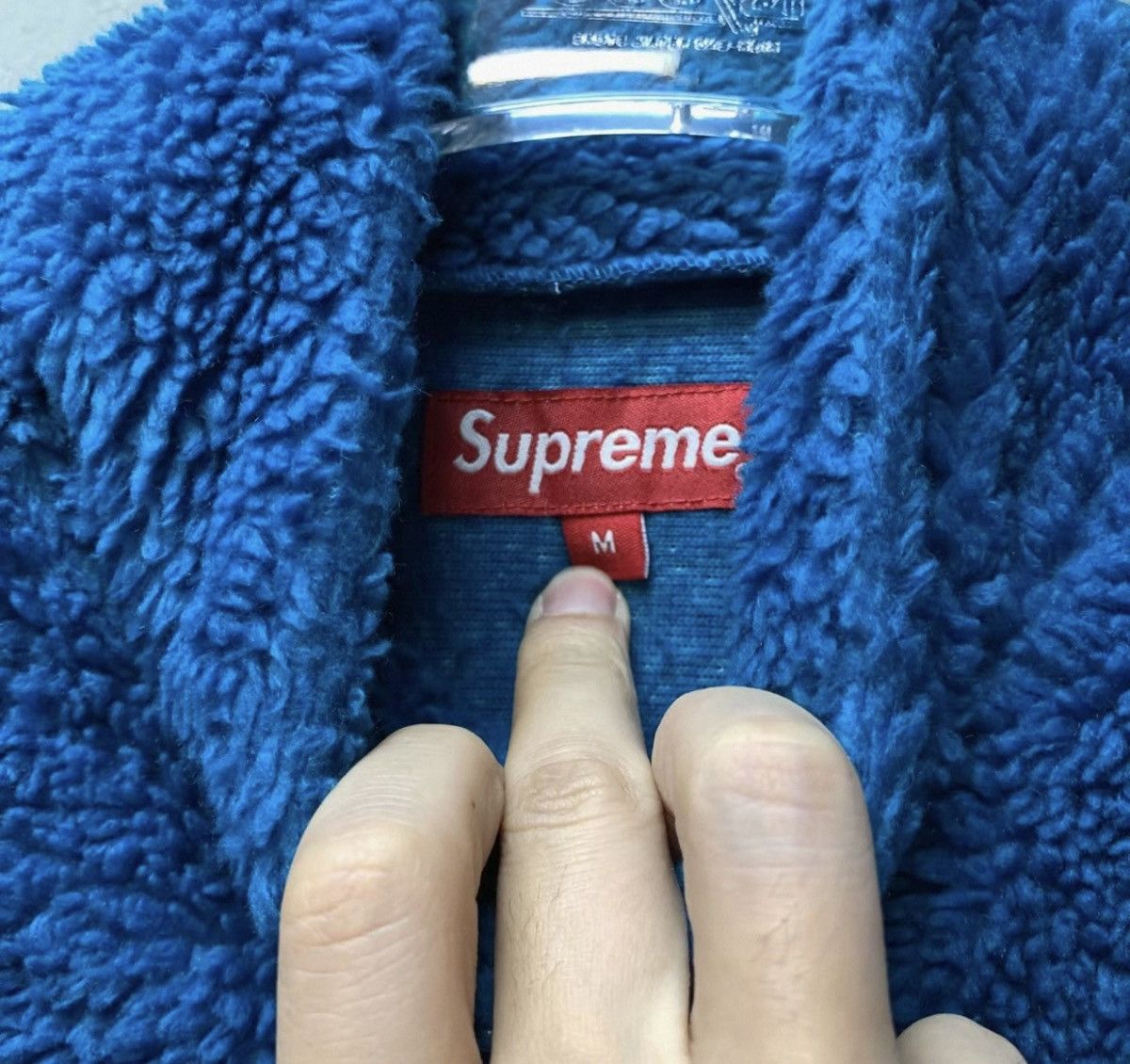 Supreme Supreme wolf fleece jacket teal Size US M / EU 48-50 / 2 - 3 Thumbnail