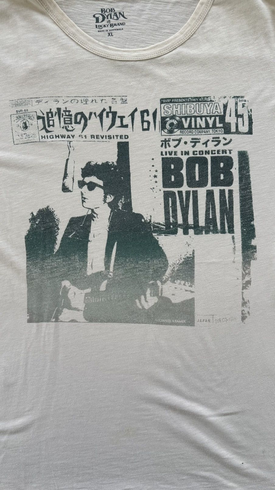 Band Tees × Vintage BOB DYLAN VINTAGE PRINT SOLO SINGER TEE Size US XL / EU 56 / 4 - 2 Thumbnail