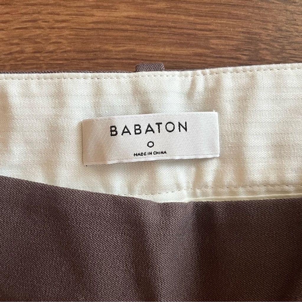 Aritzia NWT Babaton Elliot Pants – “Charred” (Aritzia) 🖤 Size 25" / US 0 / IT 36 - 3 Thumbnail