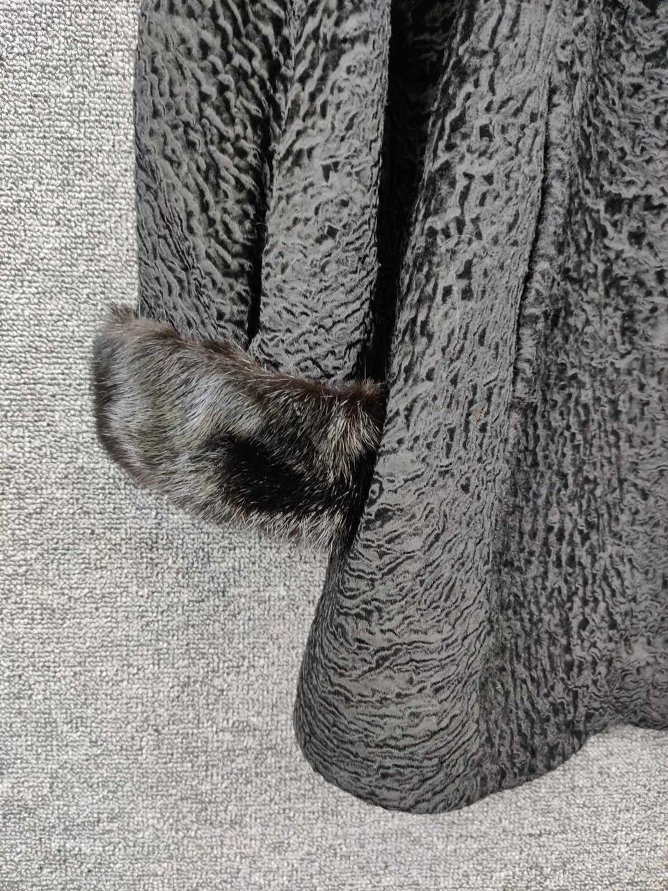 Other Fosma France Faux Fur Suede Leather Coat Jacket Size US M / EU 48-50 / 2 - 4 Thumbnail