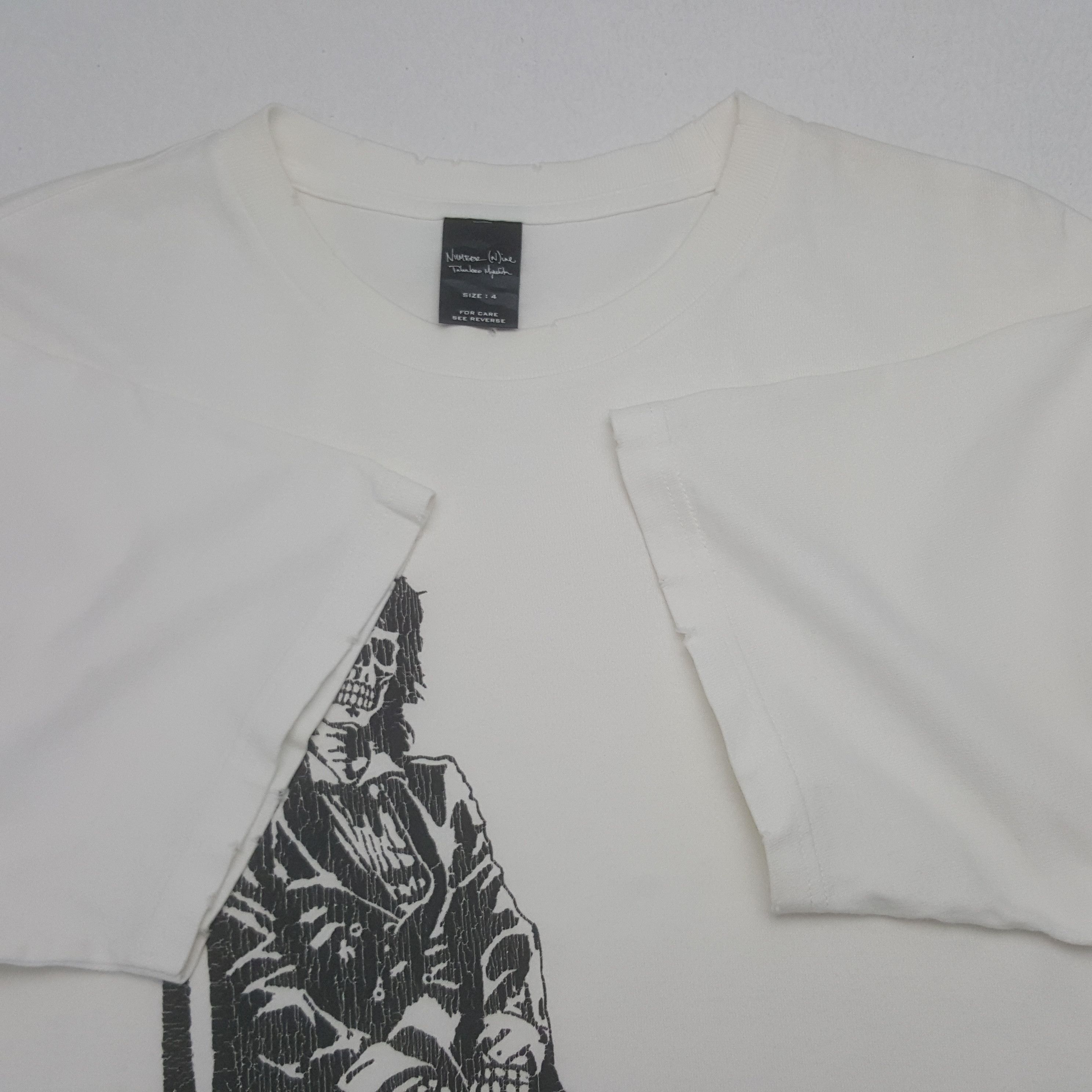 Japanese Brand × Number (N)ine × Vintage Vintage Number (N)ine Japanese Brand Skulls Tshirt Size US L / EU 52-54 / 3 - 7 Thumbnail