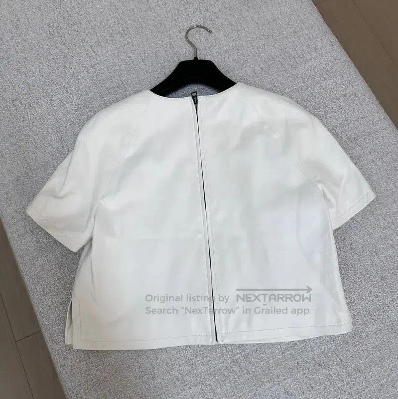 Dior Dior Women's Cream Leather Jacket . Size M / US 6-8 / IT 42-44 - 2 Thumbnail