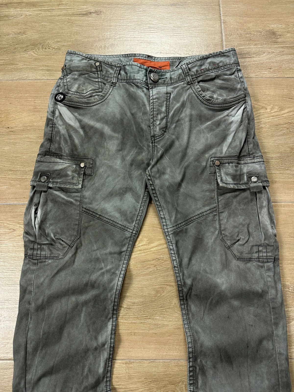 Japanese Brand × Vintage Vintage Tough Jeansmith Cargo Jeans Size US 32 / EU 48 - 2 Thumbnail