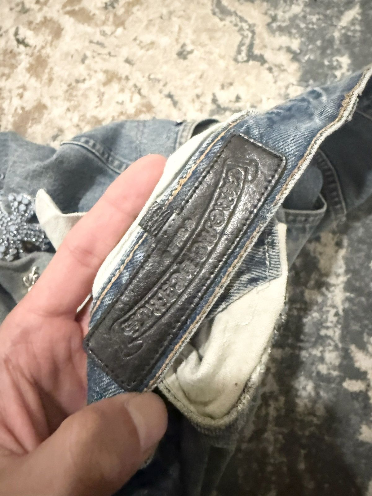 Chrome Hearts Chrome Hearts Canes Exclusive Diamond Crosses Sliver JEANS Size US 36 / EU 52 - 13 Thumbnail