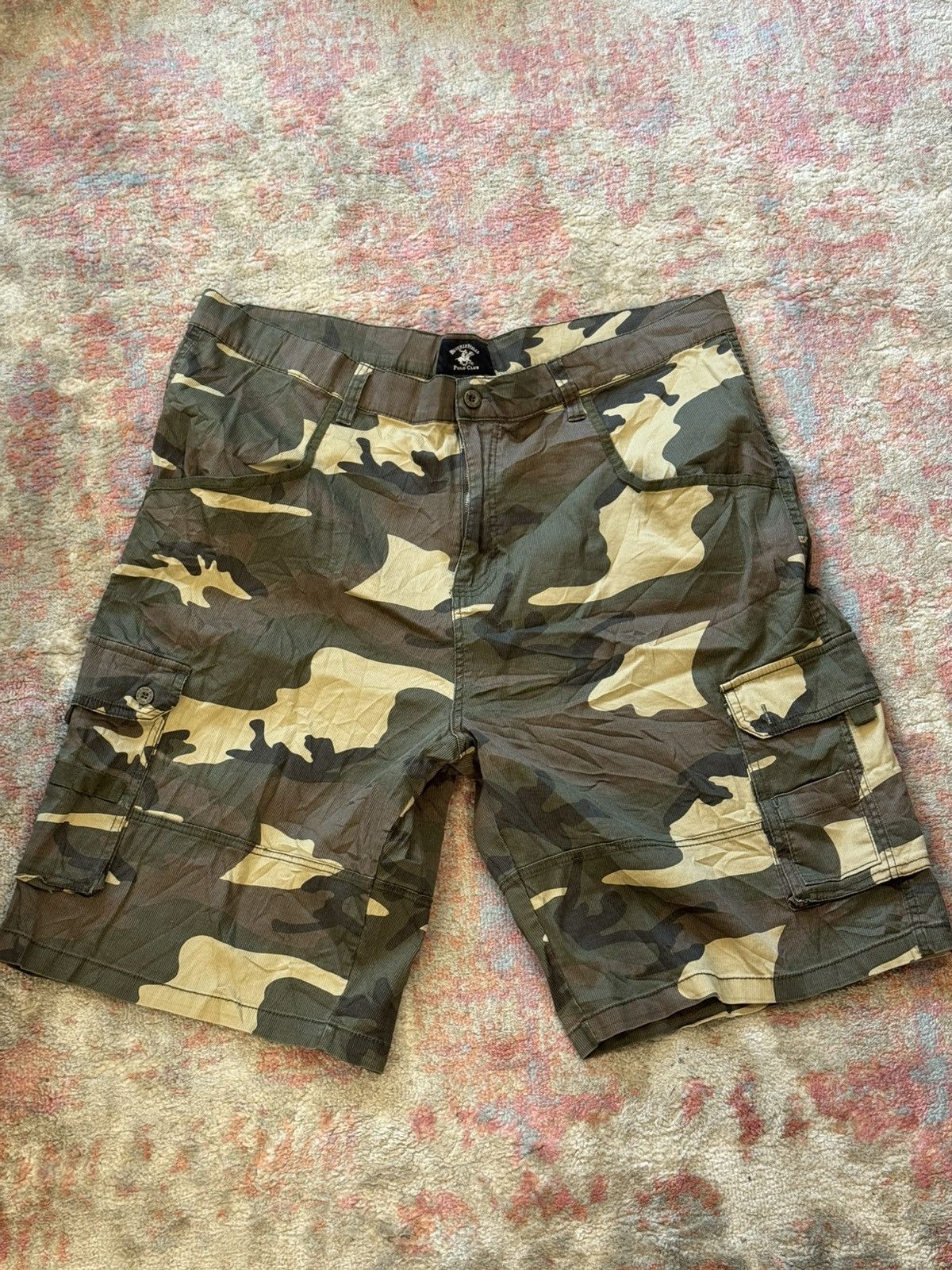 Beverly Hills Polo Club RealTree Woodland Camo Cargo Pocket