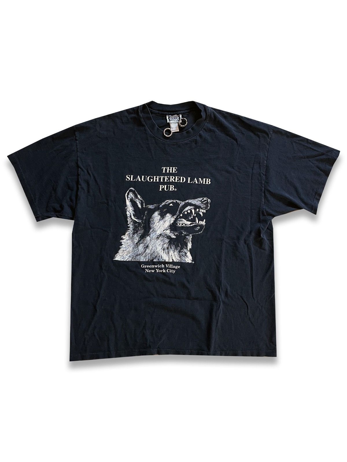 Vintage 1990s The Slaughtered Lamb Pub Tee Size US XL / EU 56 / 4 - 1 Thumbnail