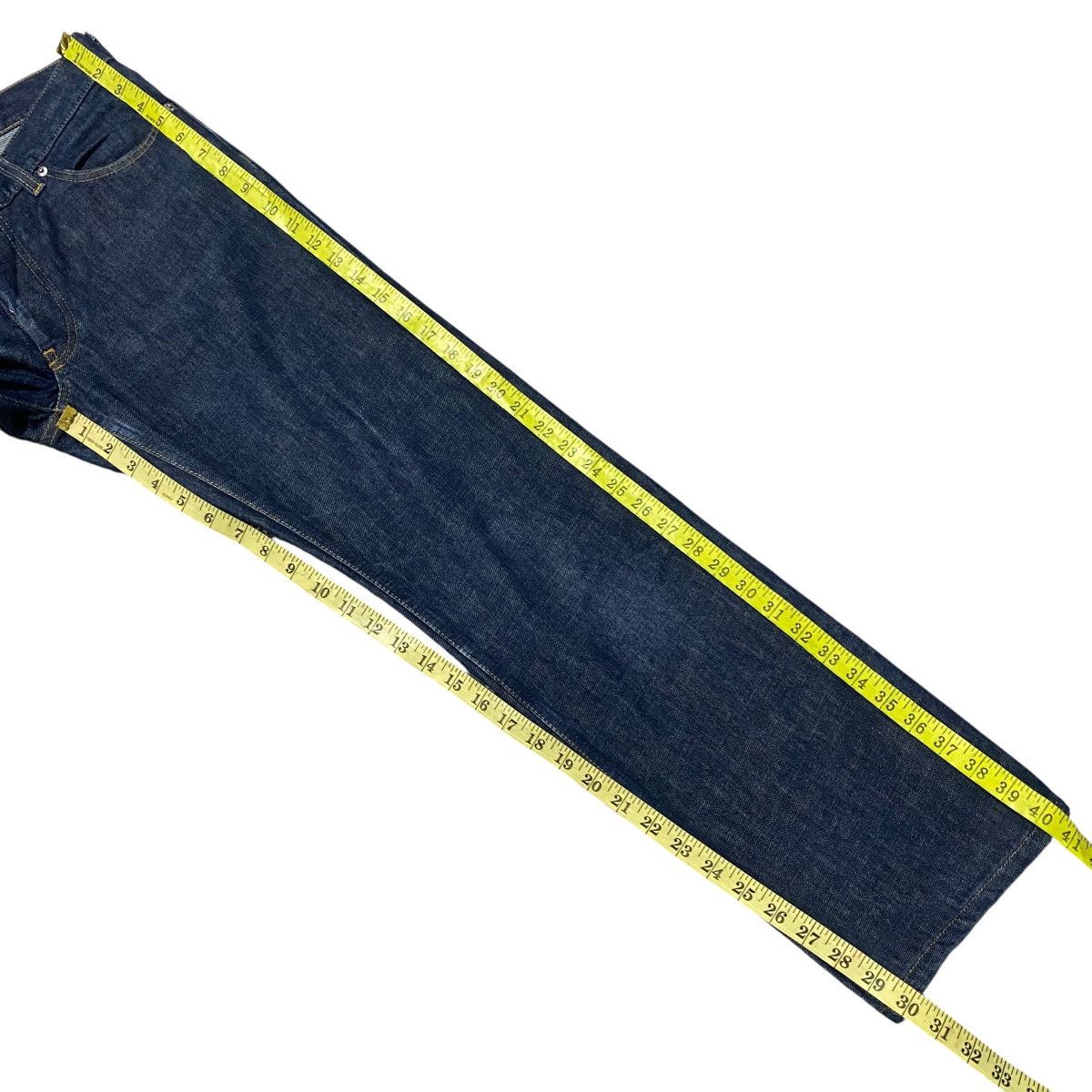 Helmut Lang Vintage Helmut Lang Dark Blue Denim Jeans Size US 30 / EU 46 - 16 Thumbnail