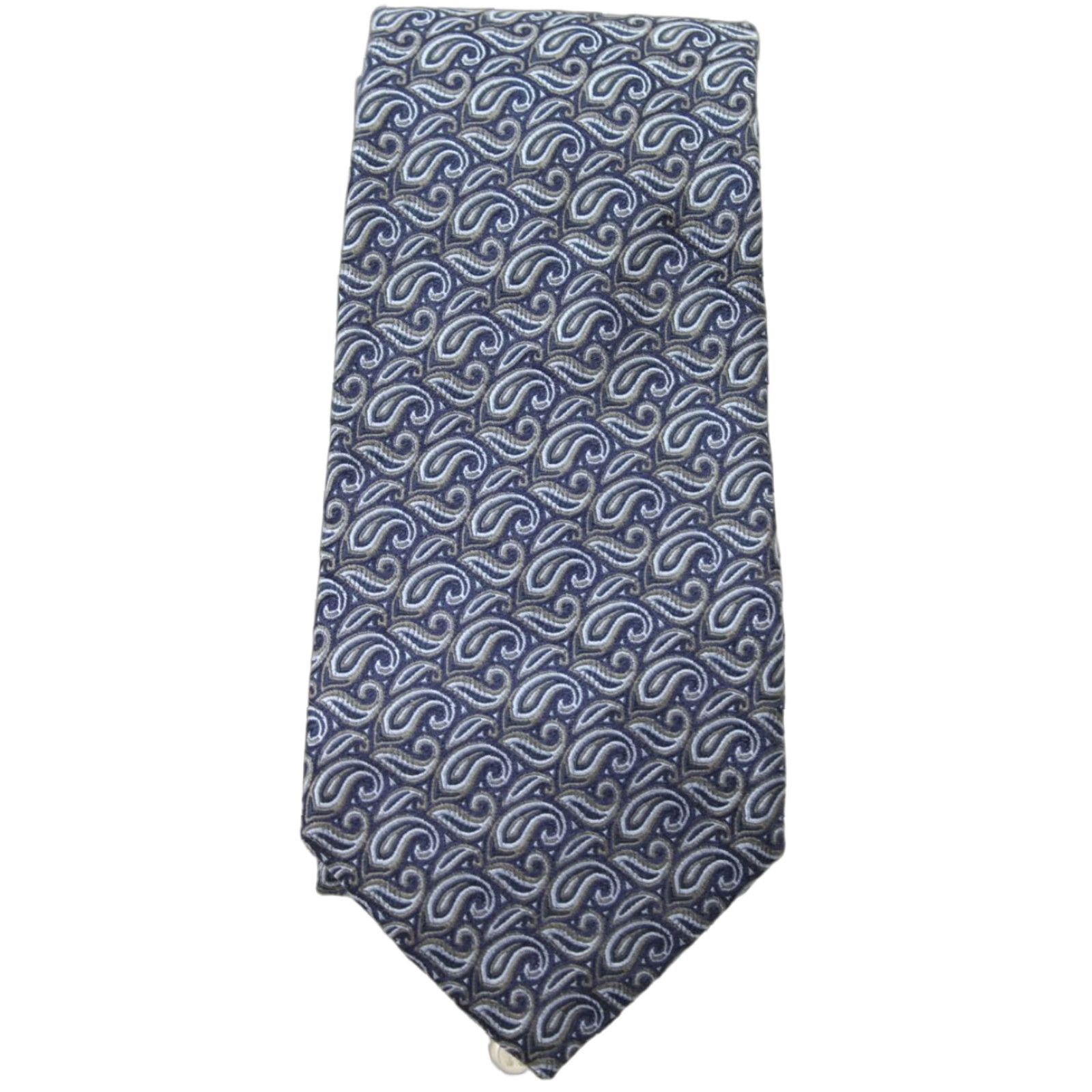 Robert Talbott Estate Necktie Men's Blue Paisley Tie 58