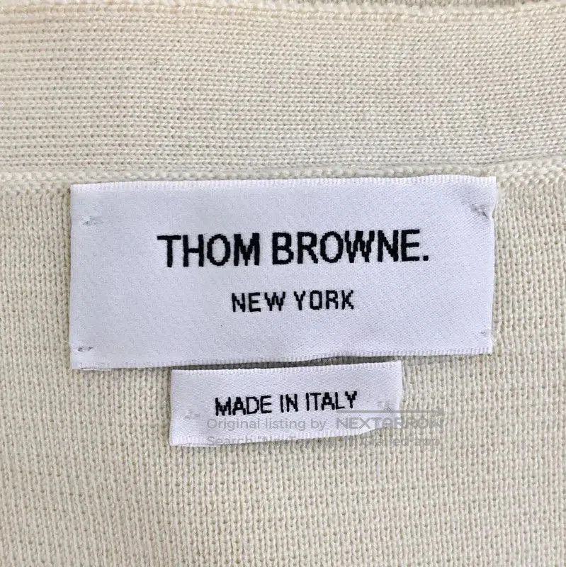 Thom Browne Thom Browne Beige Wool Women's Cardigan . Size M / US 6-8 / IT 42-44 - 5 Thumbnail