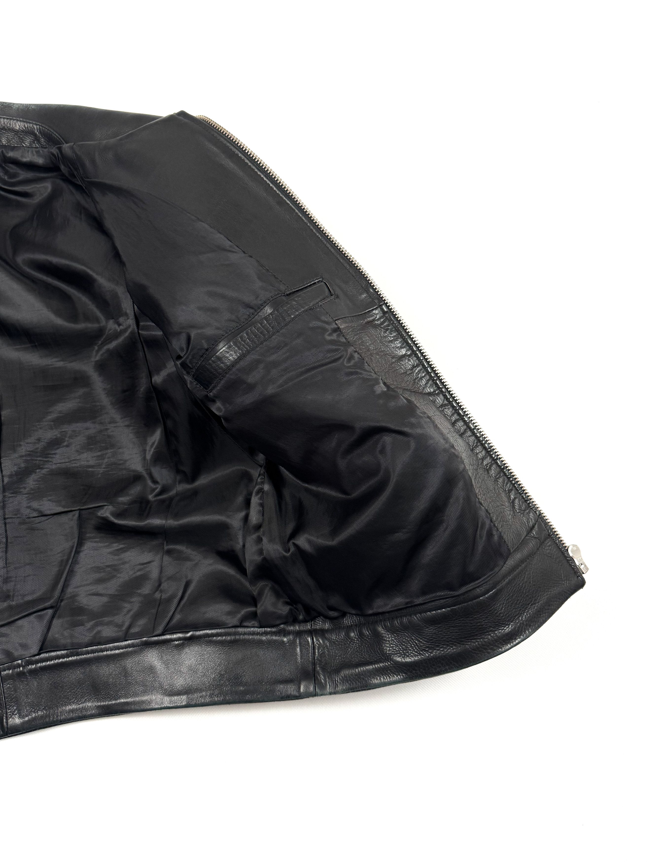 Vintage Archive vintage leather jacket in Hedi style Y2K OPIUM Size US M / EU 48-50 / 2 - 7 Thumbnail