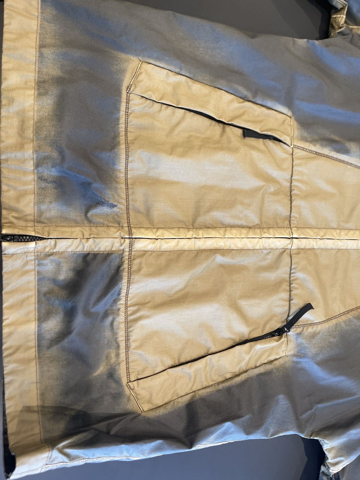 Stone Island Khaki & Black spray on Stone Island jacket Size US L / EU 52-54 / 3 - 4 Thumbnail