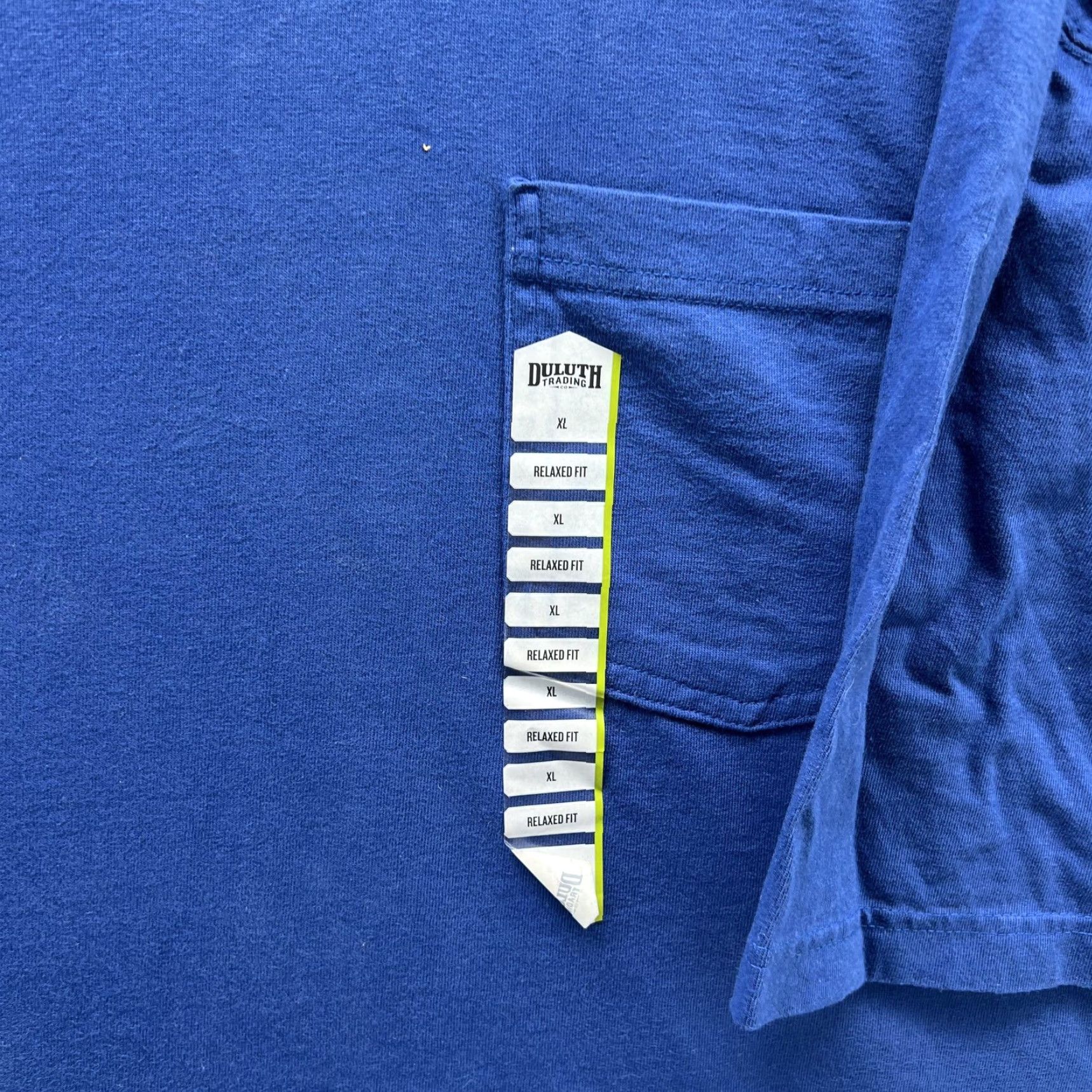 Duluth Trading Company Duluth Trading Co Shirt Mens XL Blue Longtail T Pocket Tee Relaxed Fit Workwear Shirt Size US XL / EU 56 / 4 - 6 Thumbnail