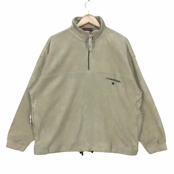 Converse CONVERSE ALL STAR Polartec Fleece Sweatshirt Spell Out Size US L / EU 52-54 / 3 - 1 Thumbnail