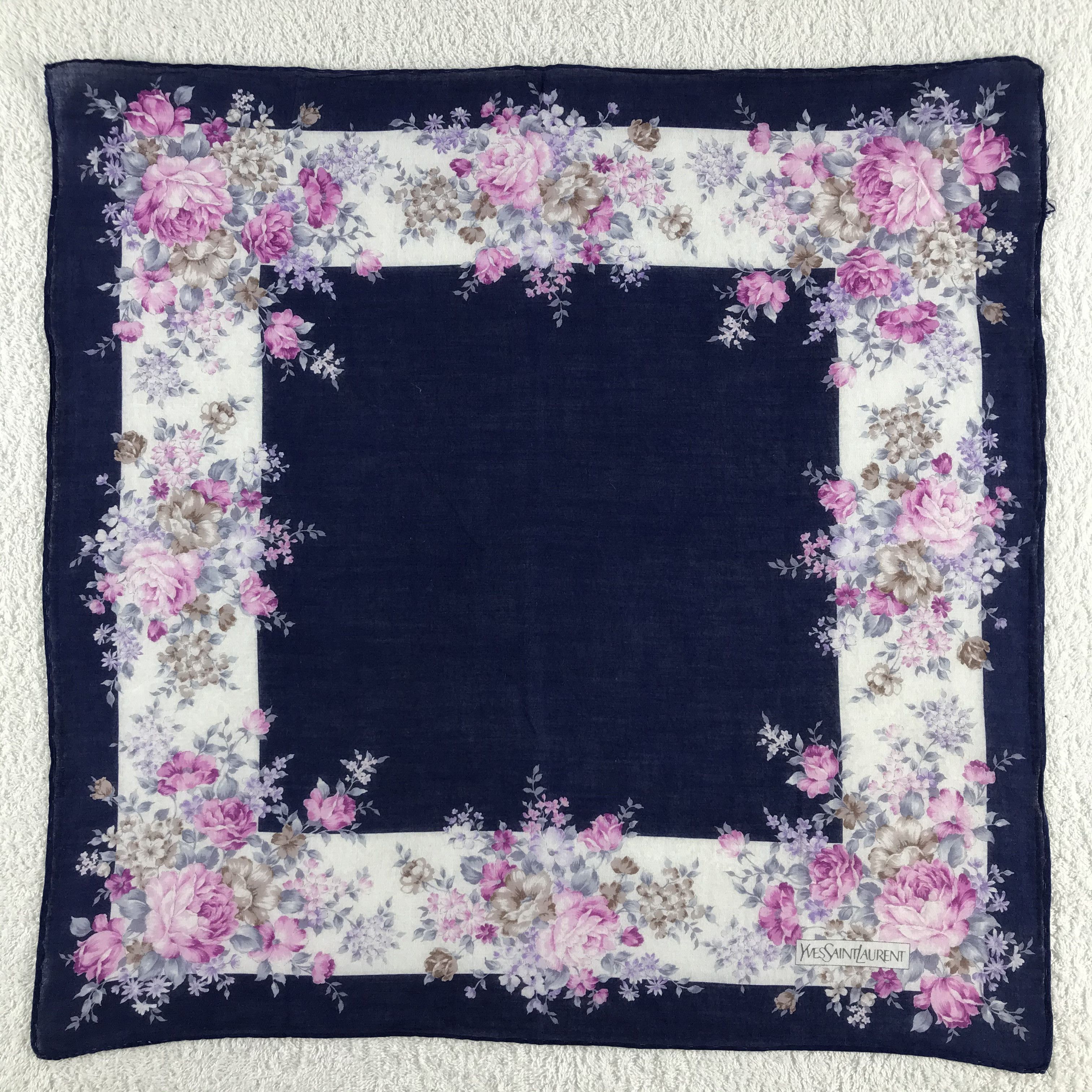 Vintage × Yves Saint Laurent Yves Saint Laurent Handkerchief / Neckerchief / Bandana Size ONE SIZE - 3 Thumbnail