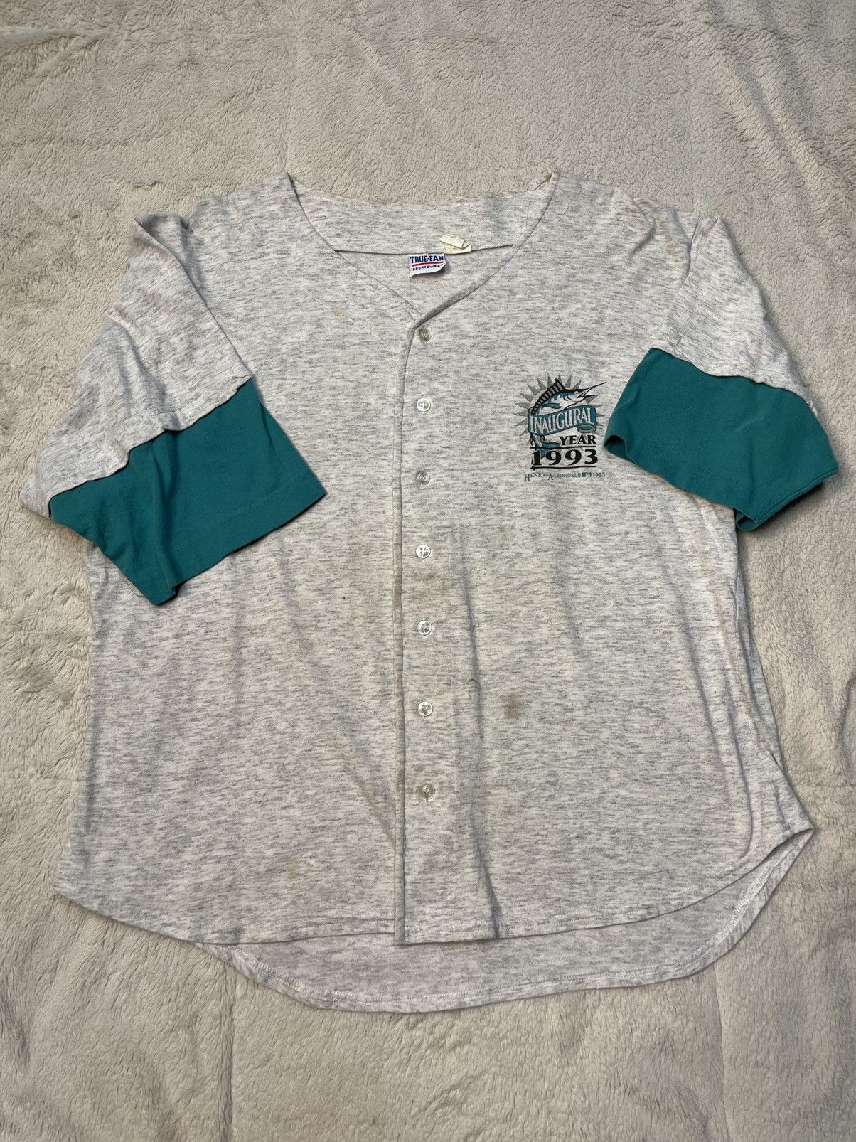 MLB True Fan MLB Florida Marlins 1993 Inaugural Season Jersey Size US L / EU 52-54 / 3 - 1 Thumbnail