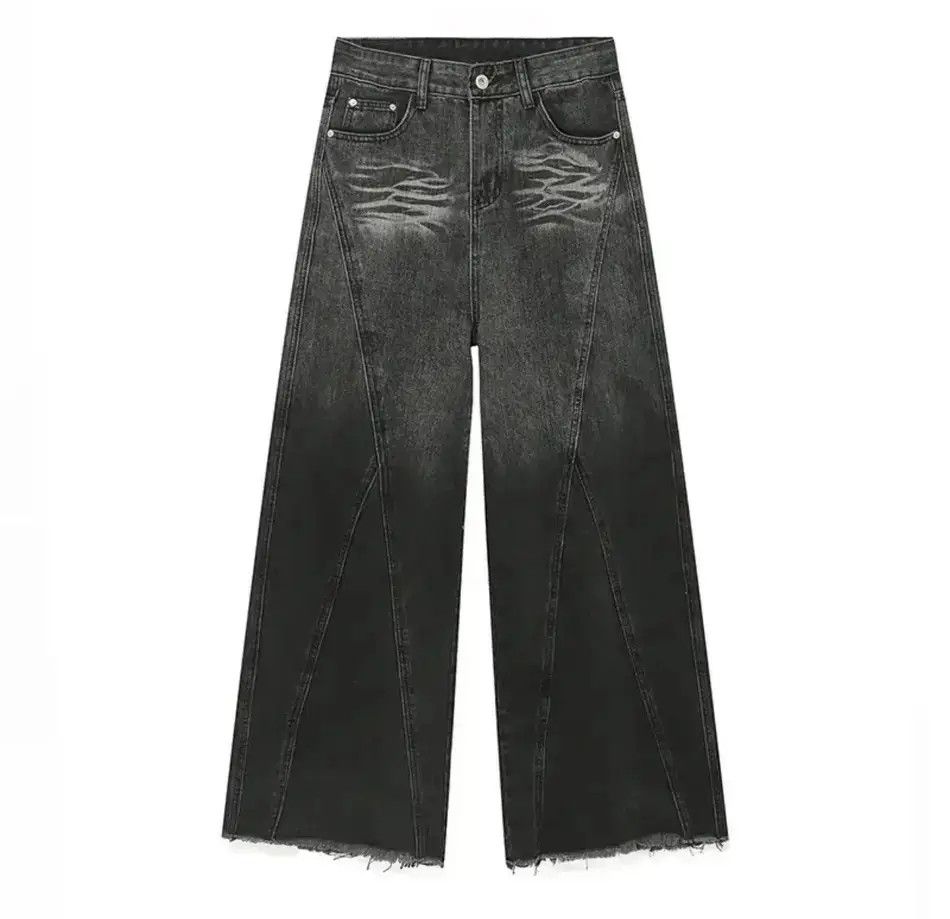 Japanese Brand Streetwear Baggy Loose Wide Leg Jeans Pants Size US 32 / EU 48 - 6 Thumbnail