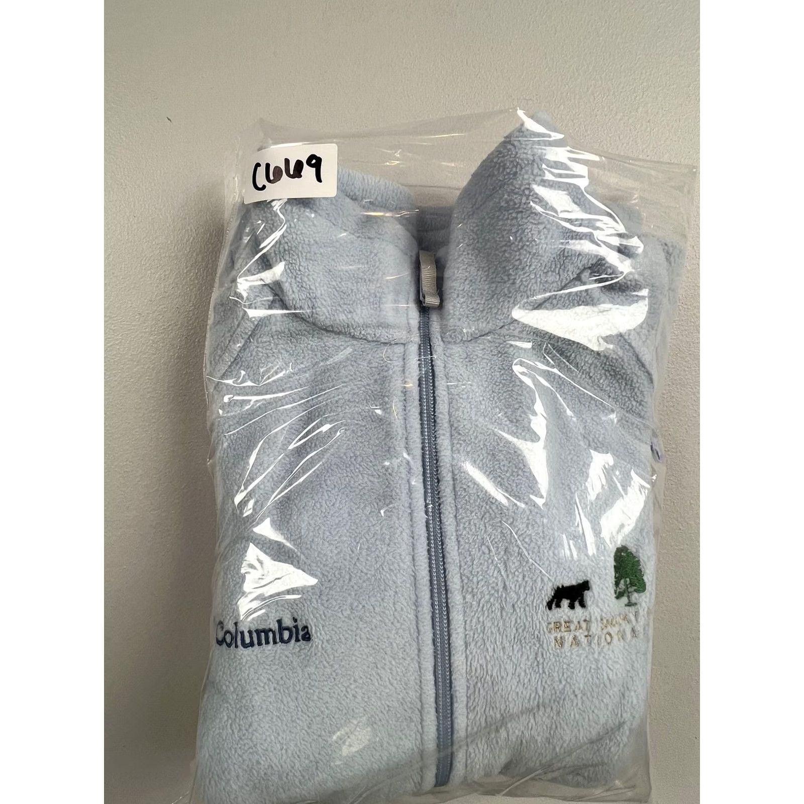 Vintage Columbia Jacket Womens M Blue Fleece Full Zip Hiking National Parks Great Smoky Mountains Tailored Pockets Womens Size M / US 6-8 / IT 42-44 - 8 Thumbnail