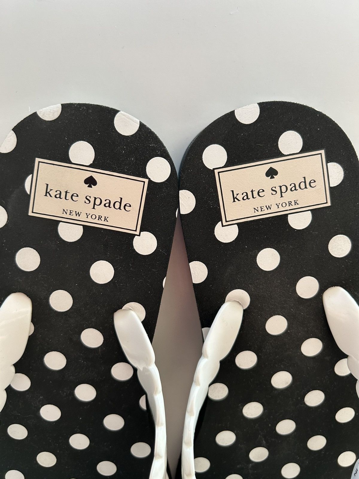Kate Spade Kate Spade New York Polka Dot Flip-Flops – Size 8 Size US 8 / IT 38 - 3 Thumbnail