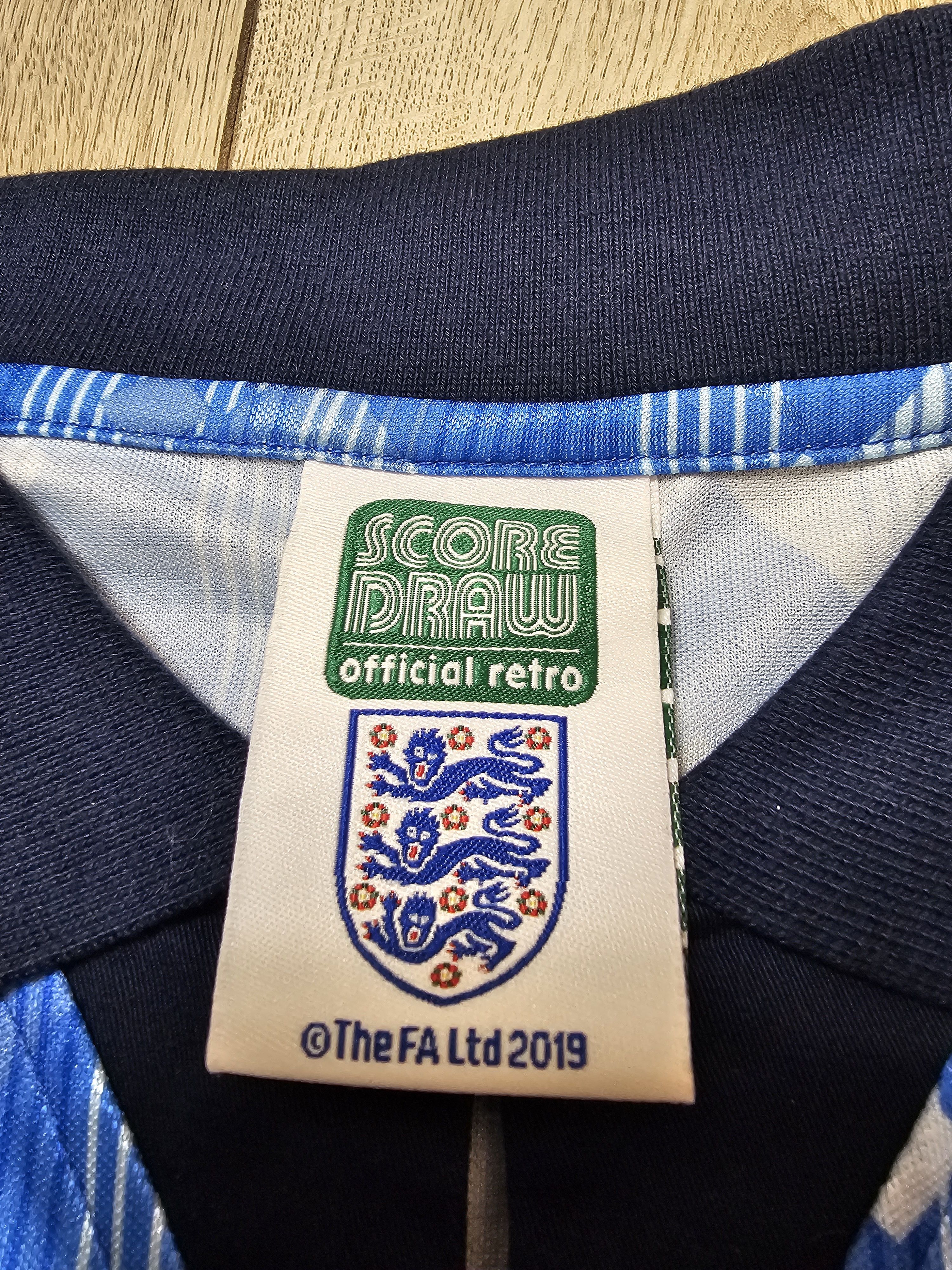 Vintage ENGLAND 1990 1992 THIRD FOOTBALL SHIRT SOCCER JERSEY Size US S / EU 44-46 / 1 - 6 Thumbnail