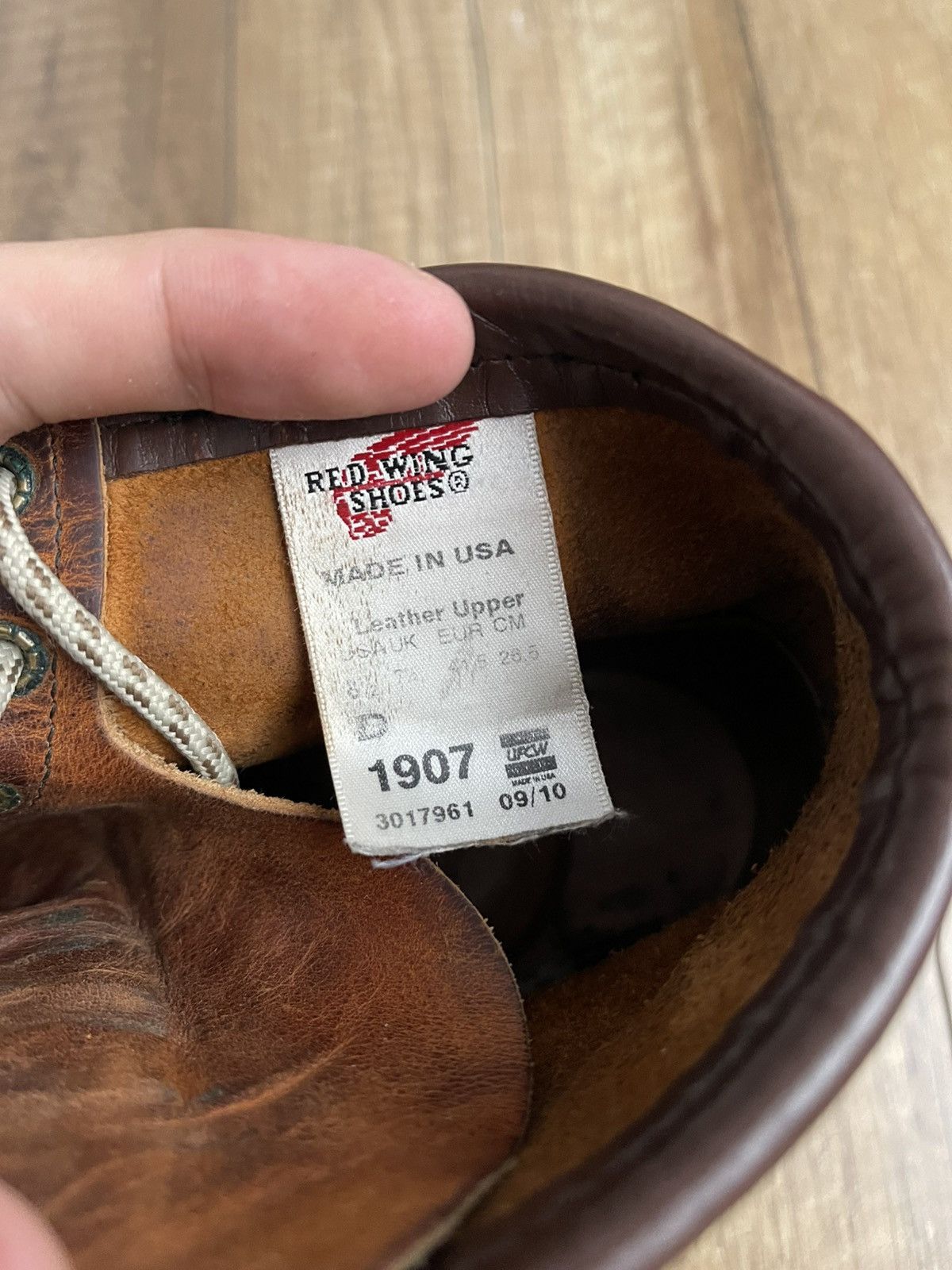 Red Wing Red Wing 1907 Moc Toe Leather Shoes Boots Vintage USA Size US 8.5 / EU 41-42 - 15 Thumbnail