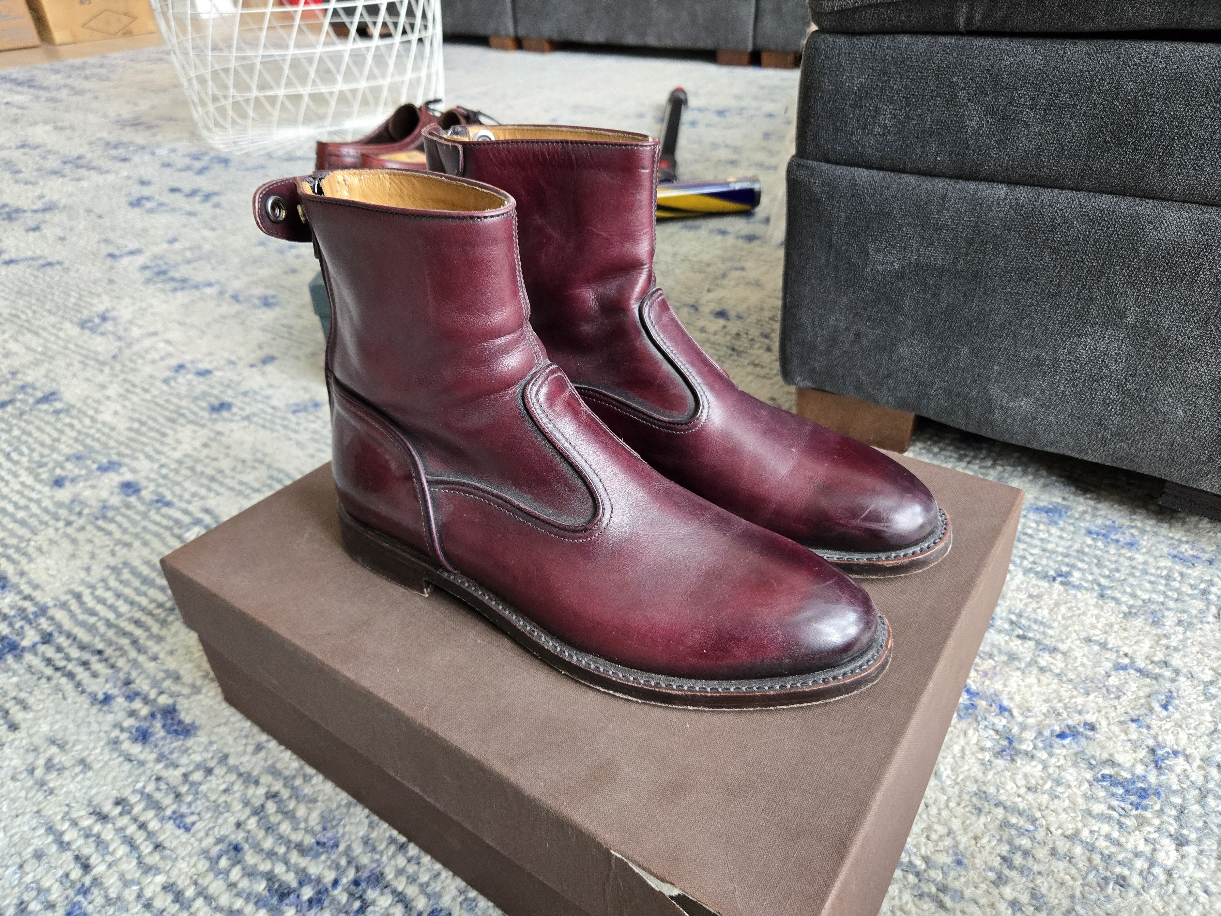 Alberto Fasciani Alberto Fasciani Zip-Up Ankle Boots Size US 7.5 / EU 40-41 - 1 Thumbnail