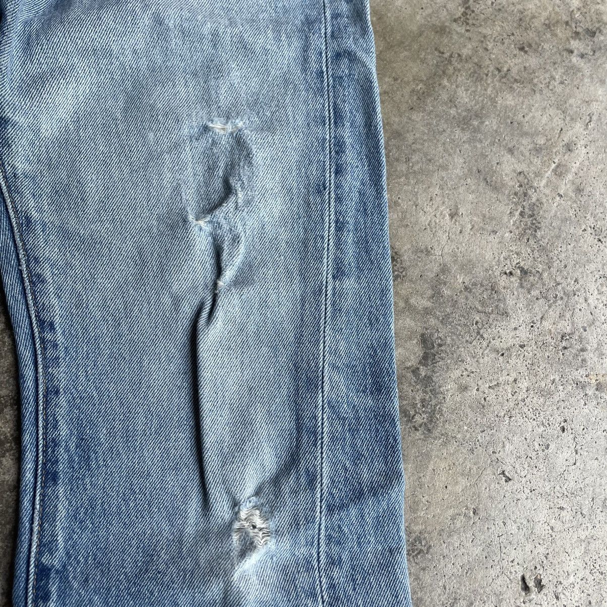 Levi's Vintage Clothing 🔥Vintage Levis 511 Twist Curve Ripped Distress Deim Jeans Size US 32 / EU 48 - 8 Thumbnail