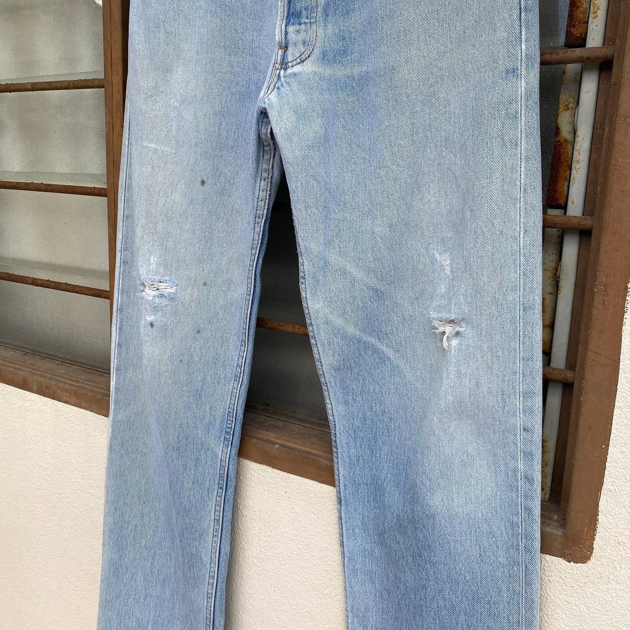 Levi's × Vintage VINTAGE LEVIS 501 USA STONEWASH DISTRESSED DENIM BJ07-12 Size US 33 - 6 Thumbnail